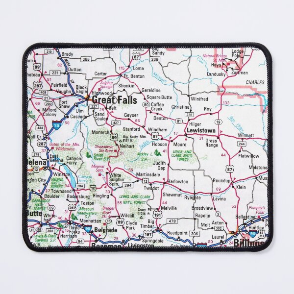 Item preview, Montana Roadmap designed and sold by Havocgirl.