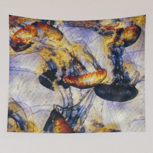 Item preview, Purple Awsome Blazing Jellyfishes Artwork 2 designed and sold by Rokay Arts.