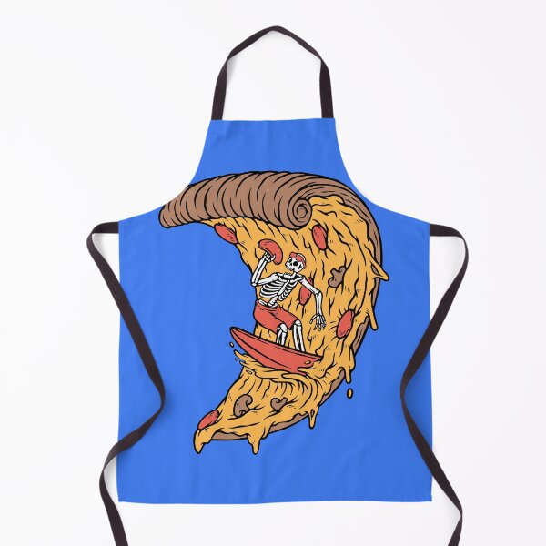 Item preview, Awesome skelleton surfer in pizza designed and sold by InvisibleMind.