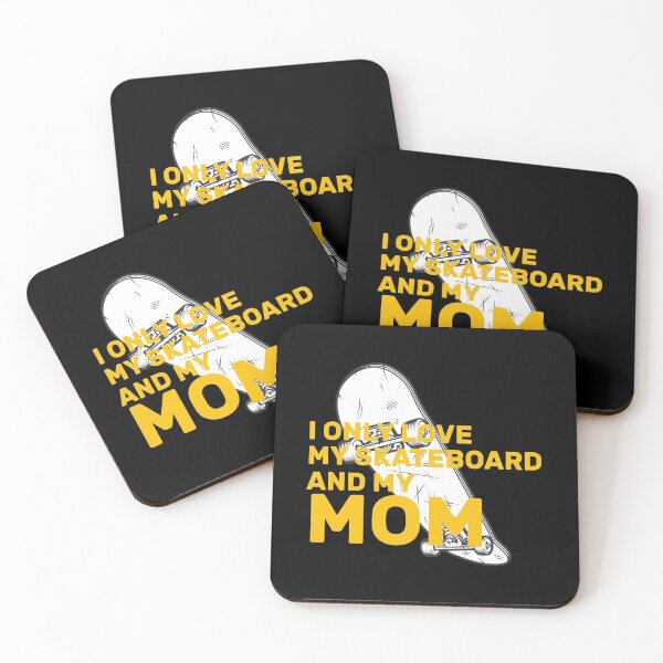 Item preview, I Only Love My Skateboard And My Mom Gift Funny Tee, Fathers Day Gift for Doctors2021 : gift for girl-gift for mom - gift for sister designed and sold by charaf19.