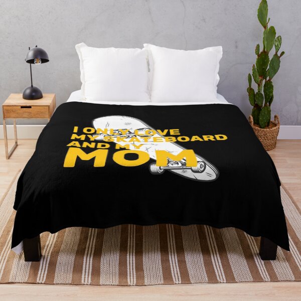 Item preview, I Only Love My Skateboard And My Mom Gift Funny Tee, Fathers Day Gift for Doctors2021 : gift for girl-gift for mom - gift for sister designed and sold by charaf19.