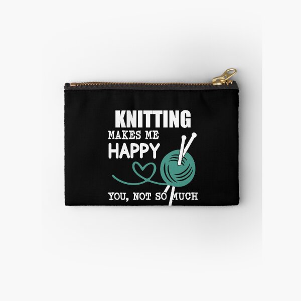 Item preview, Knitting Makes Me Happy You Not So Much designed and sold by clickmostro.