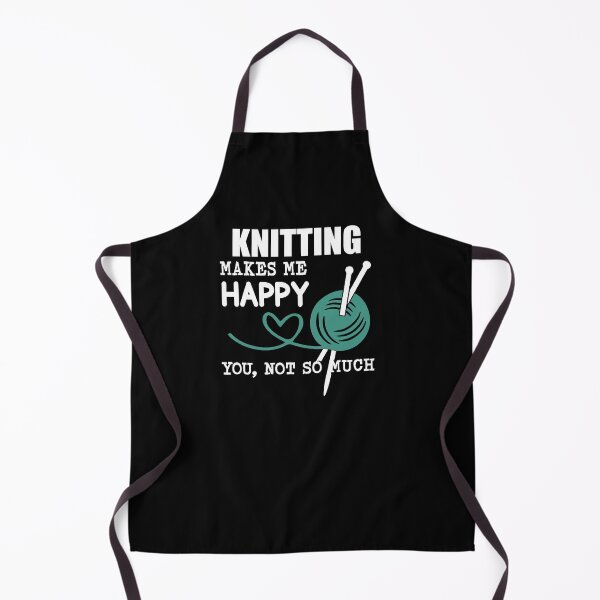 Item preview, Knitting Makes Me Happy You Not So Much designed and sold by clickmostro.