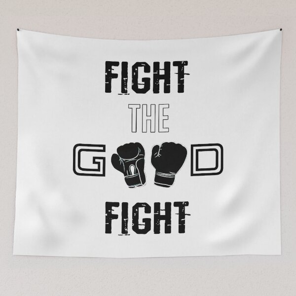 Item preview, Faith Women The Good Fight Life Love designed and sold by GoodFightWard.