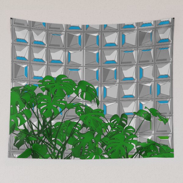 Item preview, Block and Plant: Monstera Art Print designed and sold by 6040.studio.