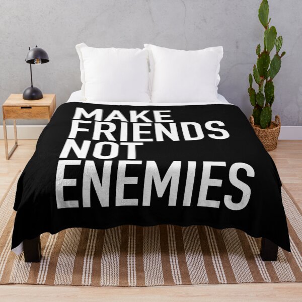 Item preview, Make Friends Not Enemies  designed and sold by thilinank.