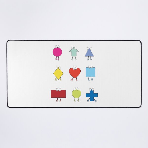 Item preview, Cute Shape Characters Illustration Design designed and sold by idovedesign.