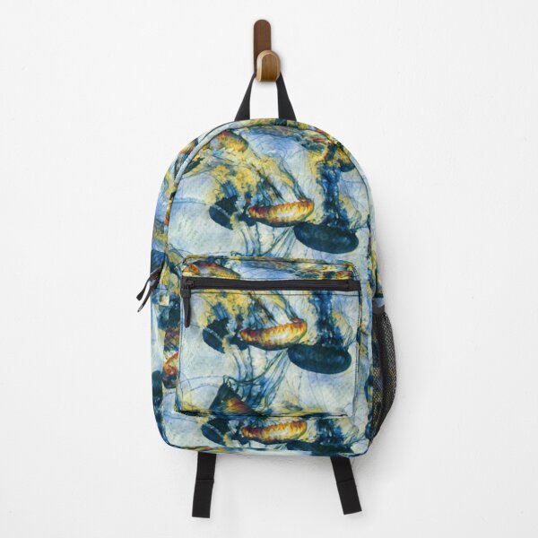 Item preview, Blue Awsome Blazing Jellyfishes Artwork 1 designed and sold by Rokay Arts.