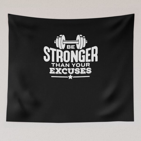 Item preview, Be Stronger Than Your Excuses Workout designed and sold by clickmostro.