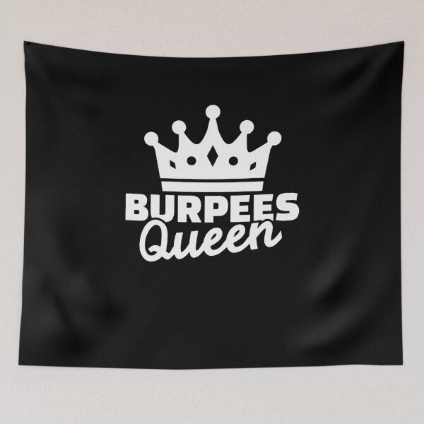Item preview, Burpees Queen Fitness designed and sold by clickmostro.