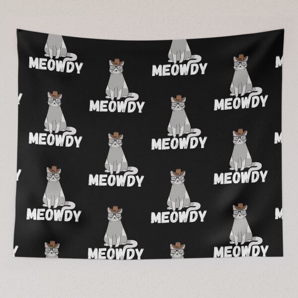 Item preview, Meowdy. Texas Cat Meme  designed and sold by ronaldsonou.