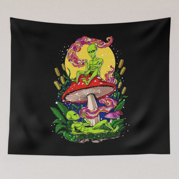 Item preview, Magic Mushrooms Aliens  designed and sold by underheaven.