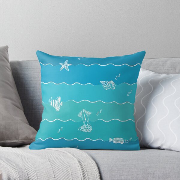 Item preview, sea animals and waves designed and sold by hartami.