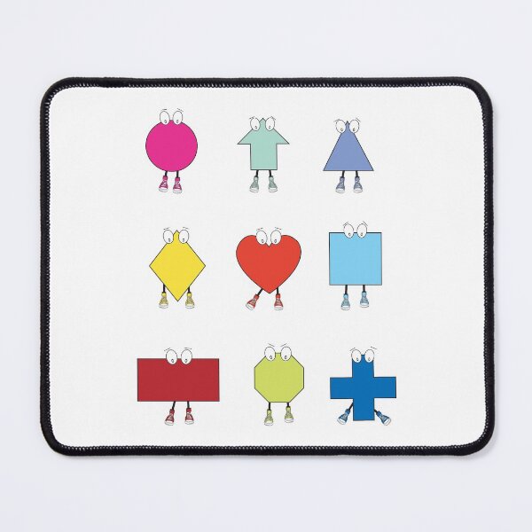Item preview, Cute Shape Characters Illustration Design designed and sold by idovedesign.