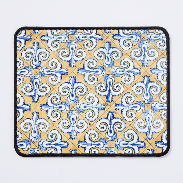 Item preview, Spanish Tiles - Azulejo Blue, Yellow and White Motif Design designed and sold by idovedesign.