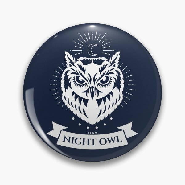 Item preview, Team Night Owl - Night owl - White designed and sold by Génération Ecriture.