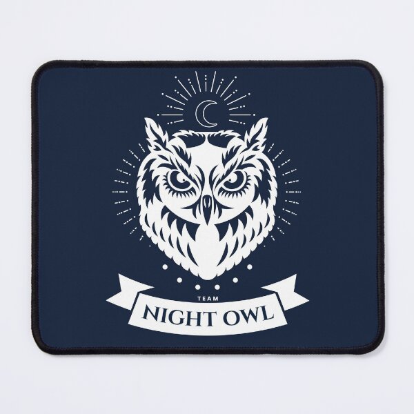 Item preview, Team Night Owl - Night owl - White designed and sold by Génération Ecriture.