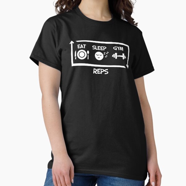 Item preview, Eat Sleep Gym Repeat designed and sold by clickmostro.