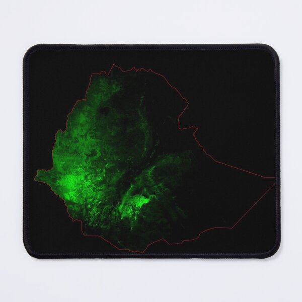 Item preview, Ethiopia Forest Cover Map with Black Background designed and sold by GrasshopperGeo.