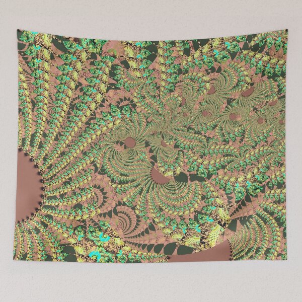 Item preview, "Flori" - Psychedelic Wave Pattern by The Raumier  designed and sold by N-W-T-S-I-O.