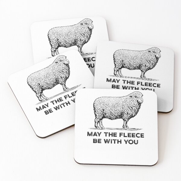 Item preview, Weaver Gift Sheep Wool Fiber Artist May the Fleece Be With You designed and sold by The Junto Shop.