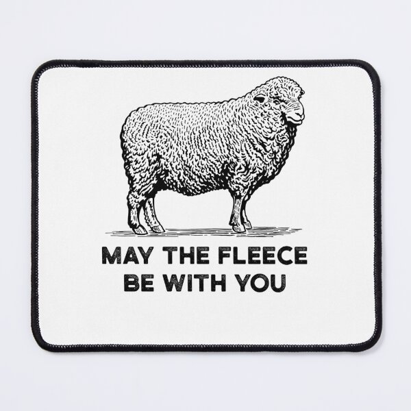 Item preview, Weaver Gift Sheep Wool Fiber Artist May the Fleece Be With You designed and sold by The Junto Shop.