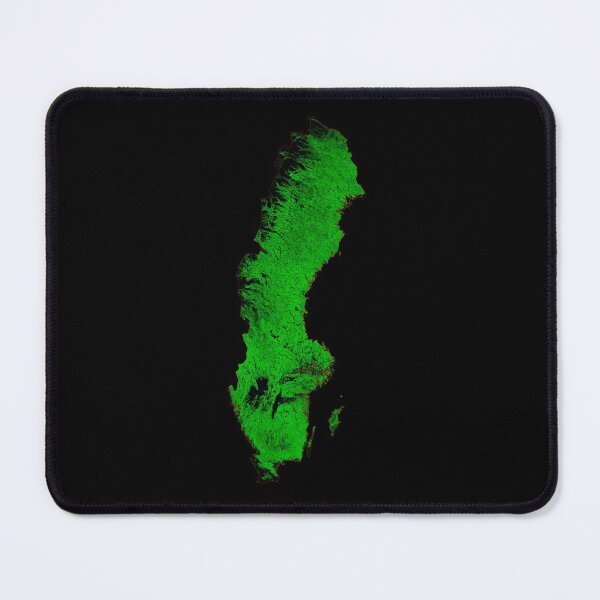 Item preview, Sweden Forest Cover Map with Black Background designed and sold by GrasshopperGeo.