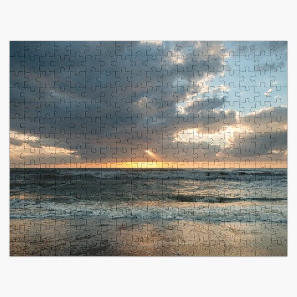 golden glow after the storm Jigsaw Puzzle