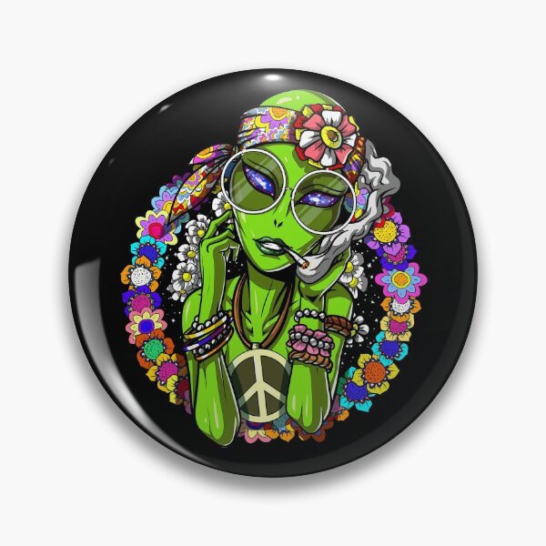 Item preview, Alien Hippie Stoner designed and sold by underheaven.