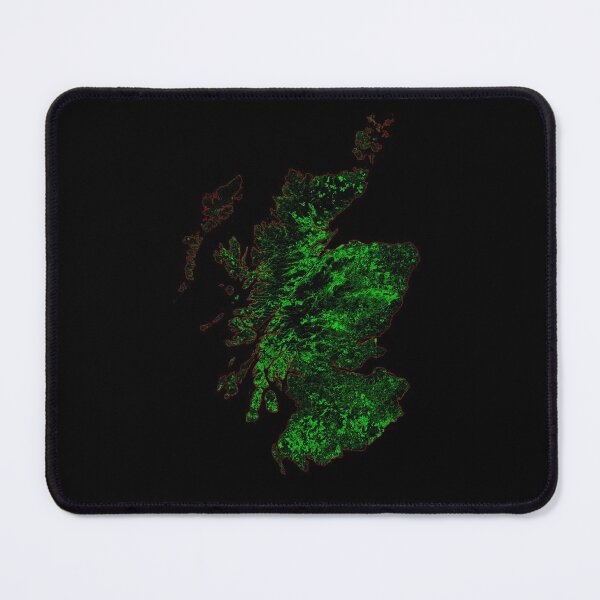 Item preview, Scotland Forest Cover Map with Black Background designed and sold by GrasshopperGeo.