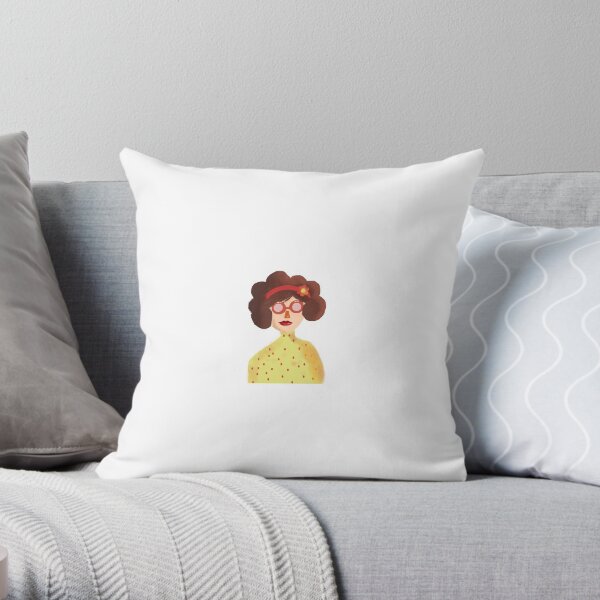 The Lady Throw Pillow