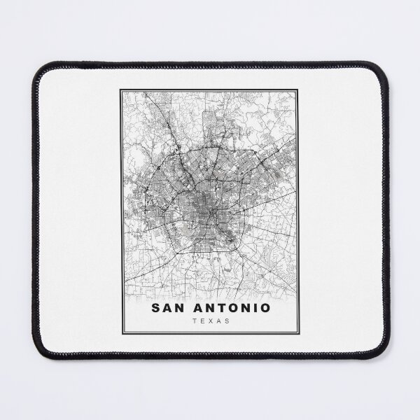 Item preview, Mapa de San Antonio designed and sold by Tamas Das.
