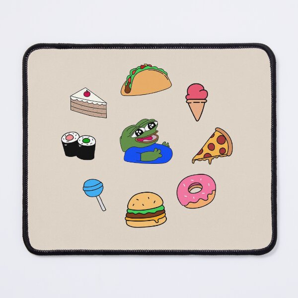Item preview, PeepoFat Food Clock designed and sold by veenine.