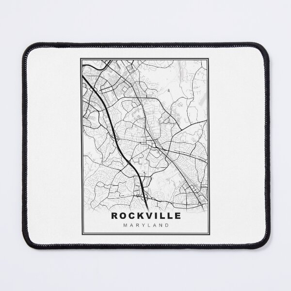 Item preview, Rockville Map designed and sold by Tamas Das.