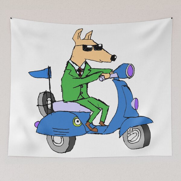 Item preview, Scooter Dog designed and sold by NobodysHero.