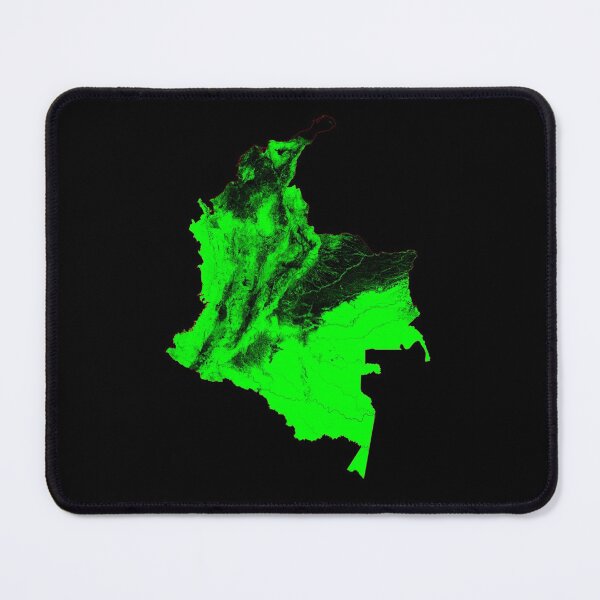 Item preview, Colombia Forest Cover Map with Black Background designed and sold by GrasshopperGeo.