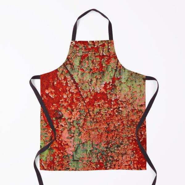 Item preview, Abstract Red Rust on Green Paint designed and sold by Anna Lemos.