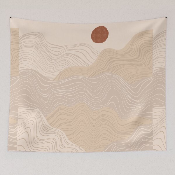 Item preview, Boho Abstracts Mountain Line  designed and sold by MercuryV.