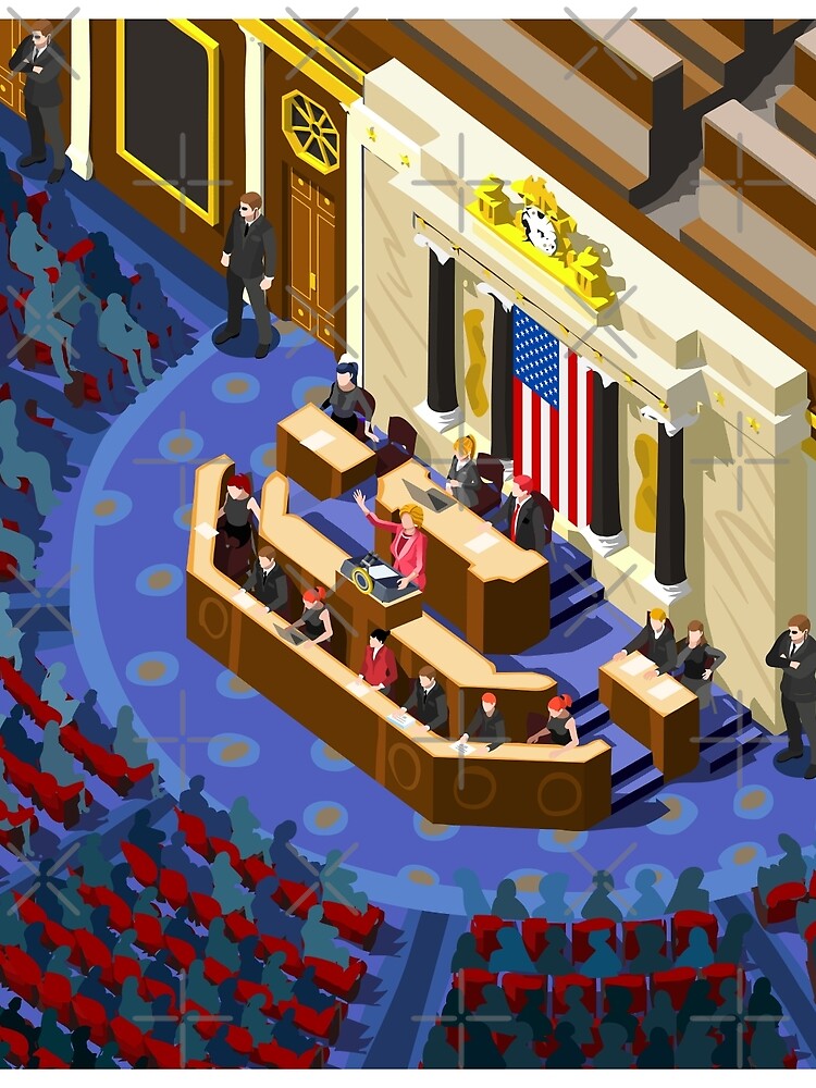 Election US Congress Hall by aurielaki
