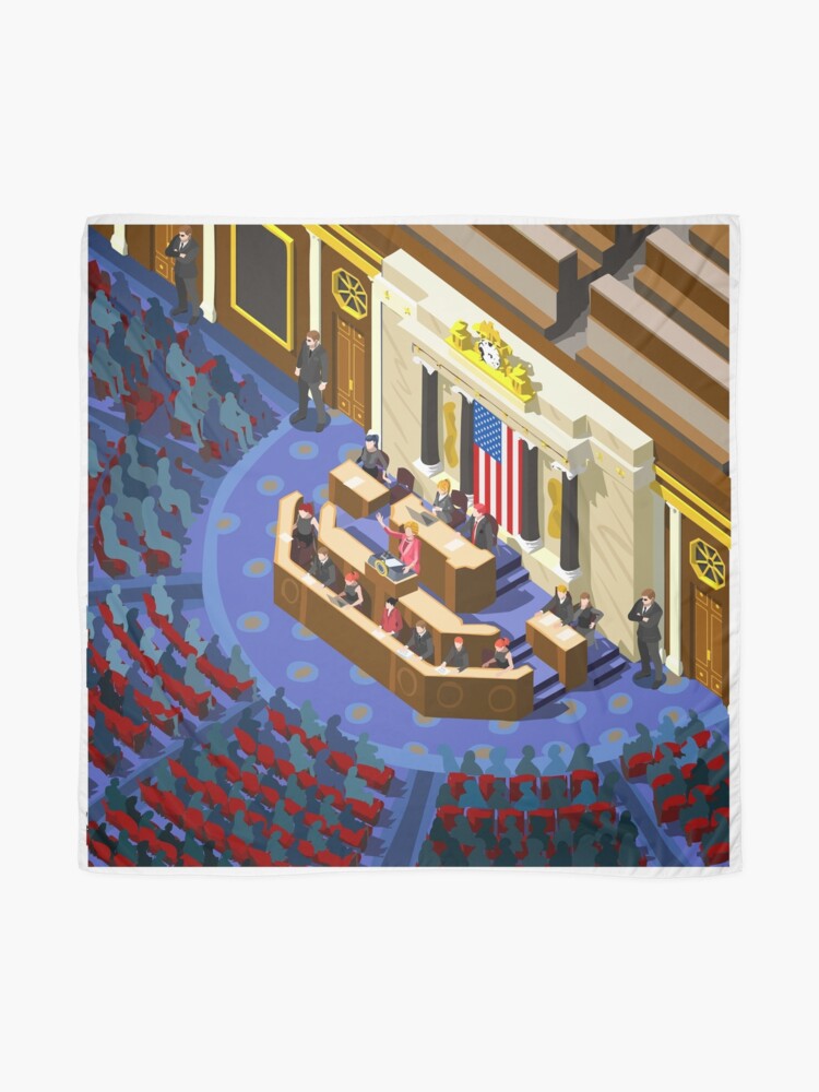 Alternate view of Election US Congress Hall Scarf