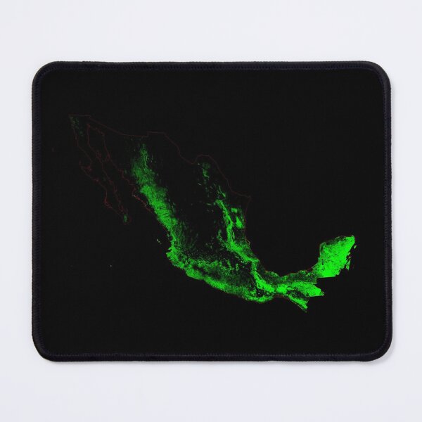 Item preview, Mexico Forest Cover Map with Black Background designed and sold by GrasshopperGeo.