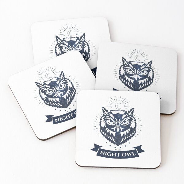 Item preview, Team Night Owl - Night owl - Blue designed and sold by Génération Ecriture.