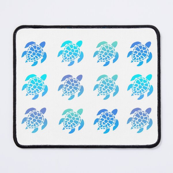 Item preview, Blue ombre ocean sea turtles collection | Turtle lover | Turtle gifts designed and sold by Lindsay Marie Patterns.