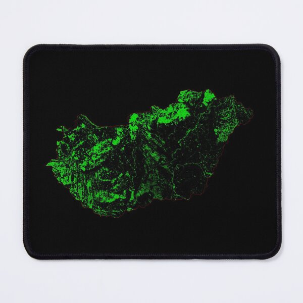 Item preview, Hungary Forest Cover Map with Black Background designed and sold by GrasshopperGeo.