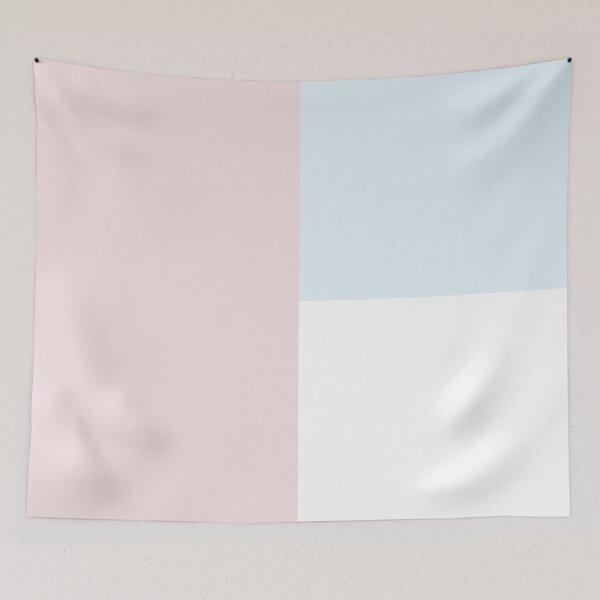 Item preview, PALE BLUE, PALE PINK and WHITE 3 CHECKERS designed and sold by RachelMacht.