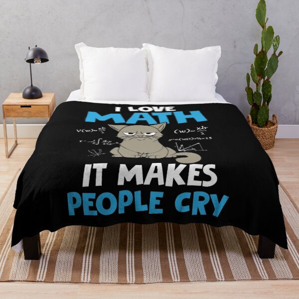 Item preview, I love Math it Makes People Cry Math Teacher Mathematics designed and sold by ghazalish.