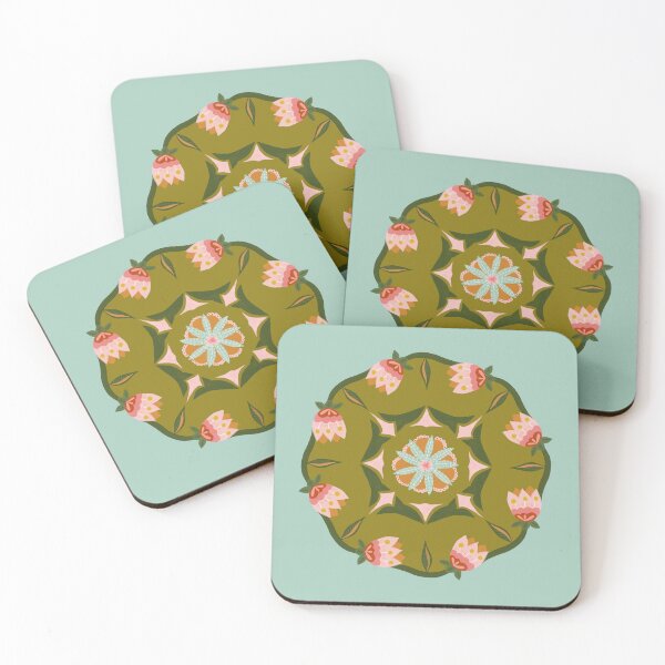 Item preview, Floral Octagon Tile Motif designed and sold by gabrielleneil.