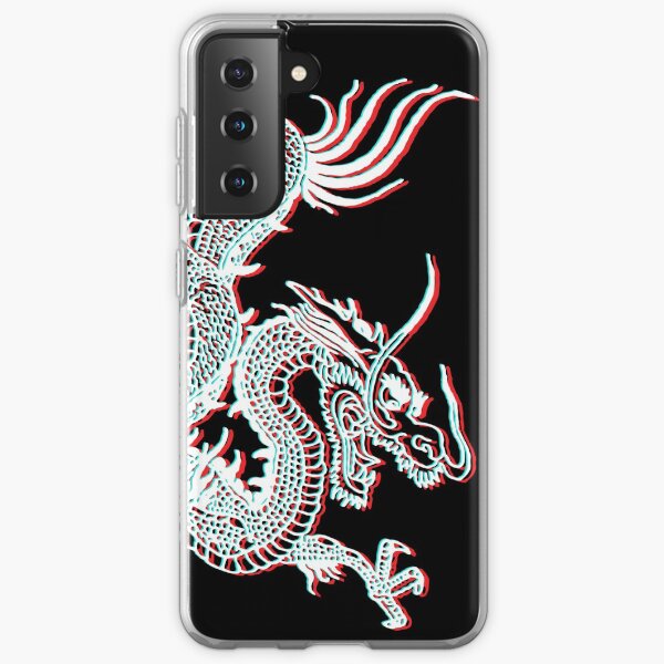 Chinese Dragon Glitch Samsung Galaxy Soft Case