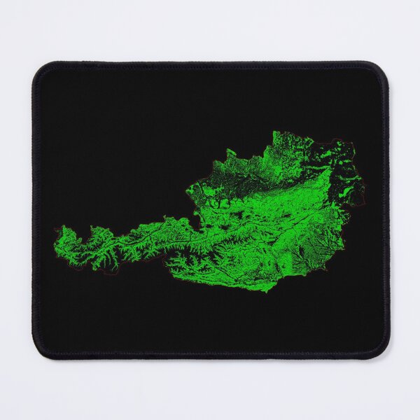 Item preview, Austria Forest Cover Map with Black Background designed and sold by GrasshopperGeo.