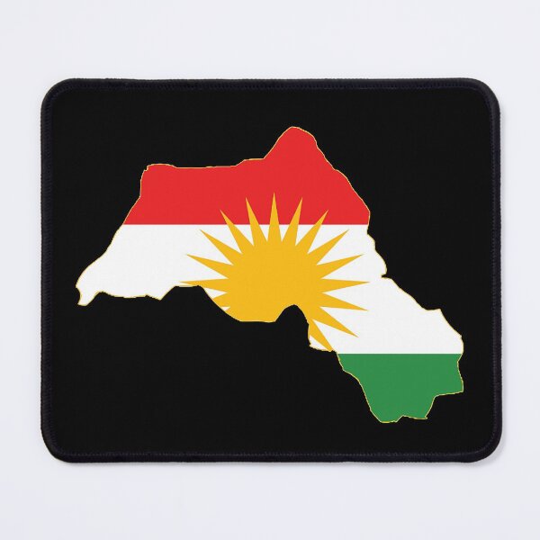 Item preview, Kurdistan Flag Map designed and sold by Novel Gifts.